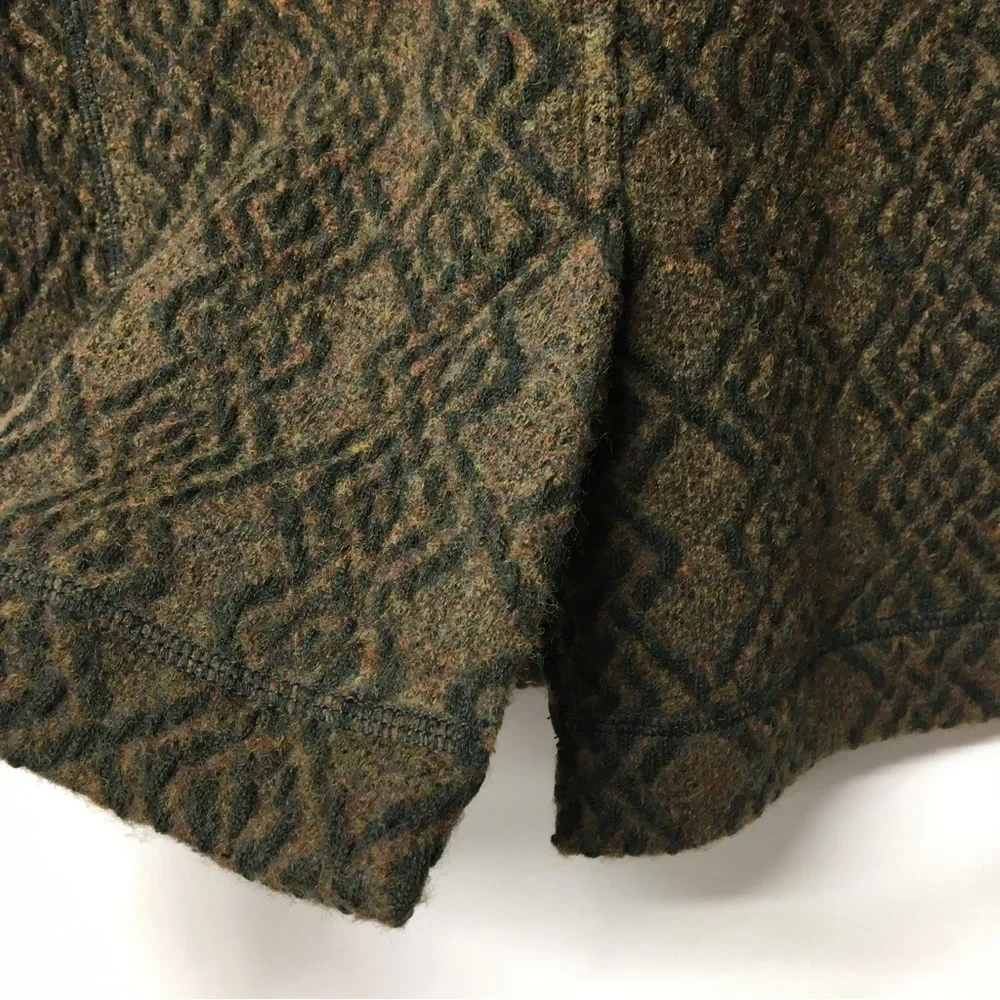 PRANA Annabel Wool Blends Jacket Green and Tan Size Small - Picture 12 of 17